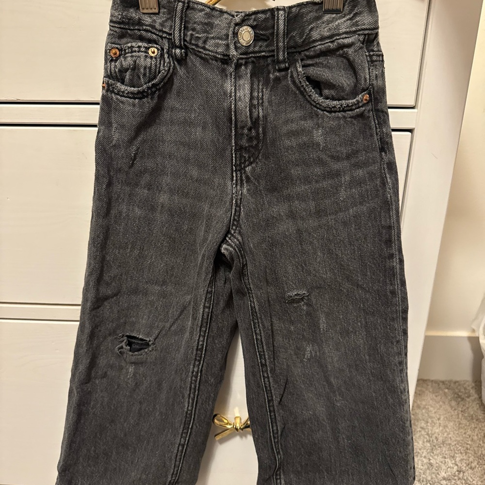 Zara Charcoal Gray Jeans